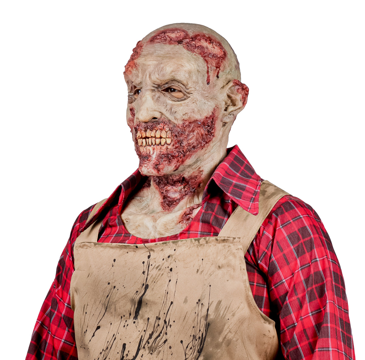 Máscara Zombi Hyper Ghoulish - Disfraz de Látex para Halloween y Día de Muertos