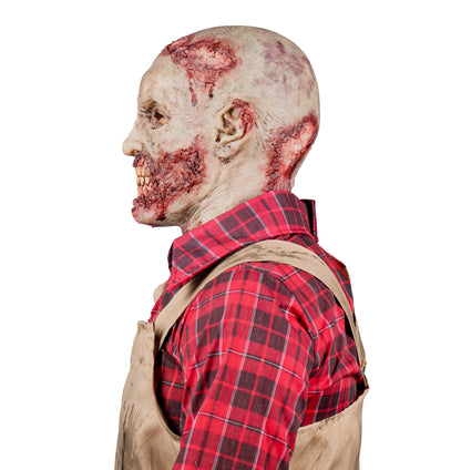 Máscara Zombi Hyper Ghoulish - Disfraz de Látex para Halloween y Día de Muertos