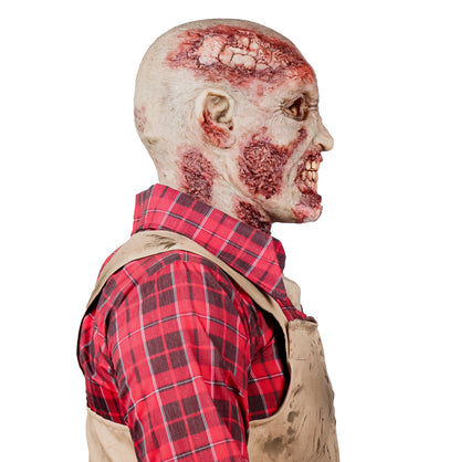 Máscara Zombi Hyper Ghoulish - Disfraz de Látex para Halloween y Día de Muertos