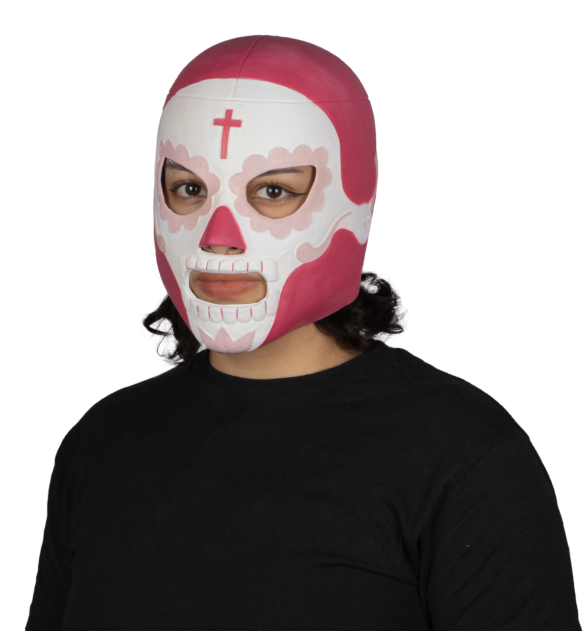 Máscara Rey Mictlán Mundial - Disfraz de Látex para Halloween y Día de Muertos