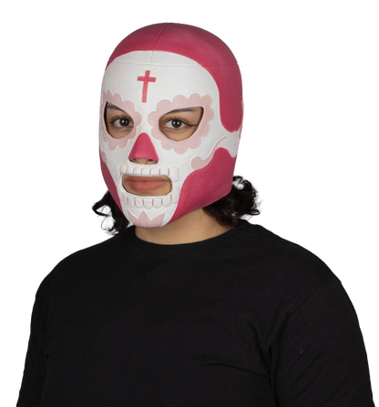 Máscara Rey Mictlán Mundial - Disfraz de Látex para Halloween y Día de Muertos