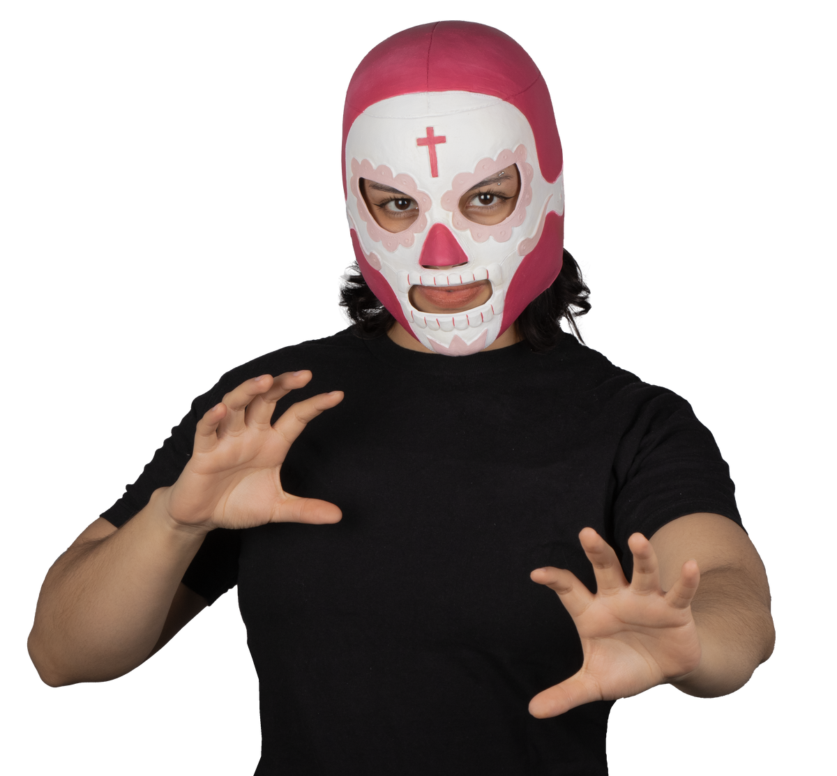 Máscara Rey Mictlán Mundial - Disfraz de Látex para Halloween y Día de Muertos