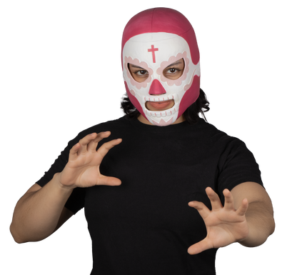 Máscara Rey Mictlán Mundial - Disfraz de Látex para Halloween y Día de Muertos