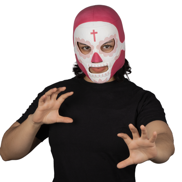 Máscara Rey Mictlán Mundial - Disfraz de Látex para Halloween y Día de Muertos