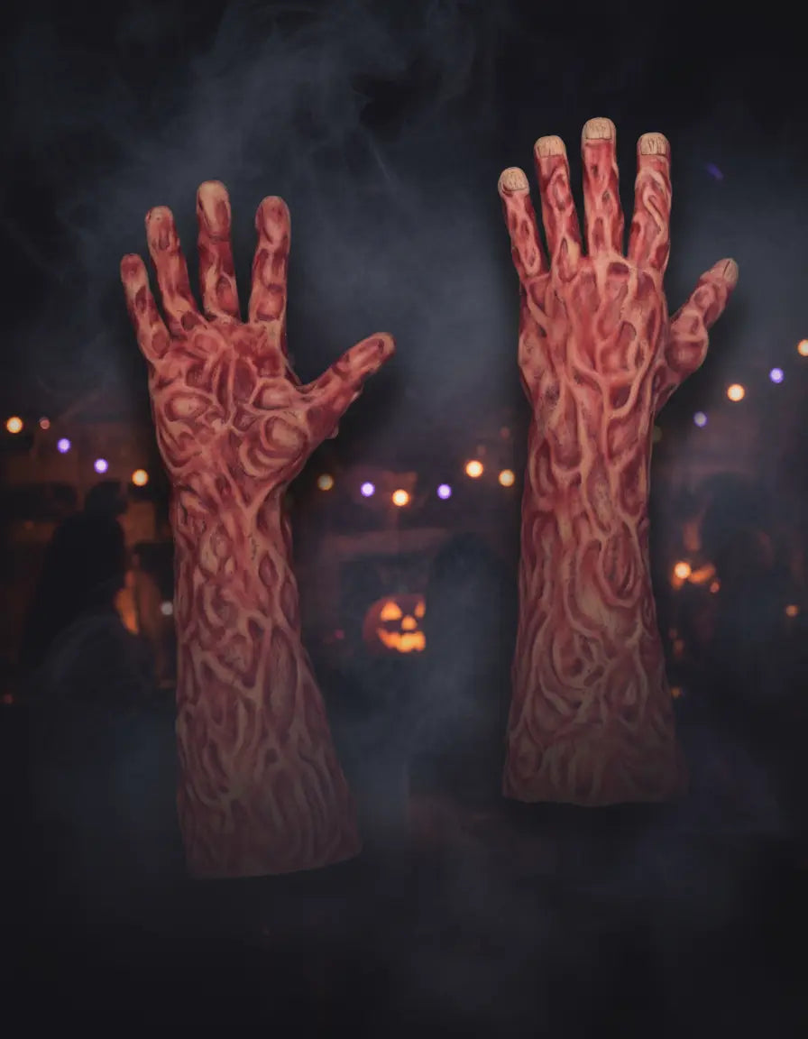 Manos Freddy Krueger Hyperhands Halloween Terror Rojo