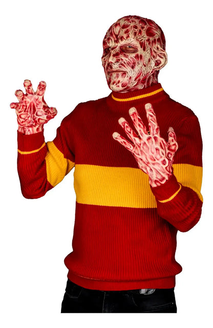 Manos Freddy Krueger Hyperhands Halloween Terror Rojo