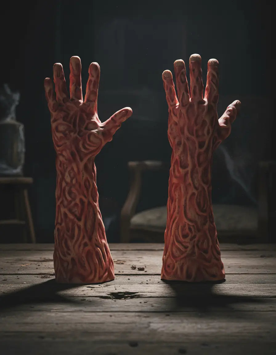 Manos Freddy Krueger Hyperhands Halloween Terror Rojo