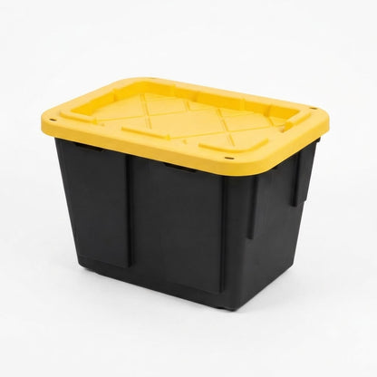 Dúo de Cajas Organizadoras de Uso Rudo (45 L y 102 L) con Tapa / Contenedores Industriales