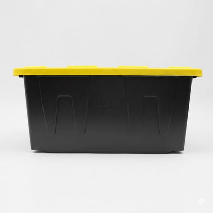 Dúo de Cajas Organizadoras de Uso Rudo (45 L y 102 L) con Tapa / Contenedores Industriales