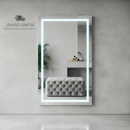 Espejo de Cuerpo Completo con Luz LED 180x80 cm | Espejo Rectangular Tactil