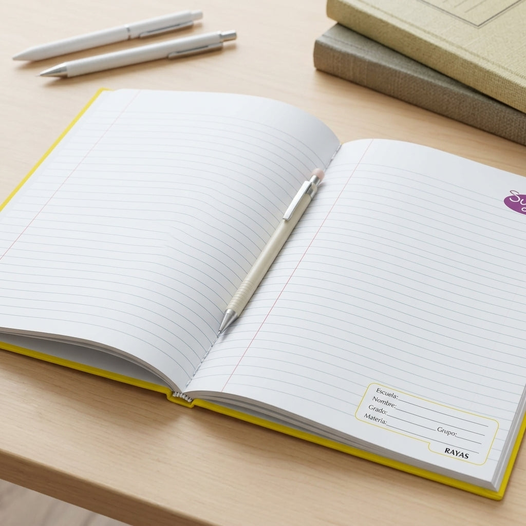 Kit 6 Cuadernos Cosidos Swing Cosi Raya - Libretas Escolares Diferentes Colores Pasta Resitente