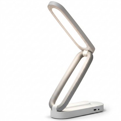Lampara de Escritorio LED, Lámpara de Oficina Mesa, Luz de Lectura Recargable, 3 Modos de Iluminación, Atenuación Táctil, para Trabajar, Estudiar, Leer, Escribir