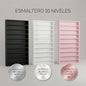 Esmaltero Organizador de Pared para Uñas 90x80 cm | Anaquel Flotante para Esmaltes de 10 Niveles PREMIUM