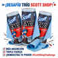 3 Rollos de Toallas Scott desechables multiusos, 165 Piezas para limpiar cualquier superficie sucia