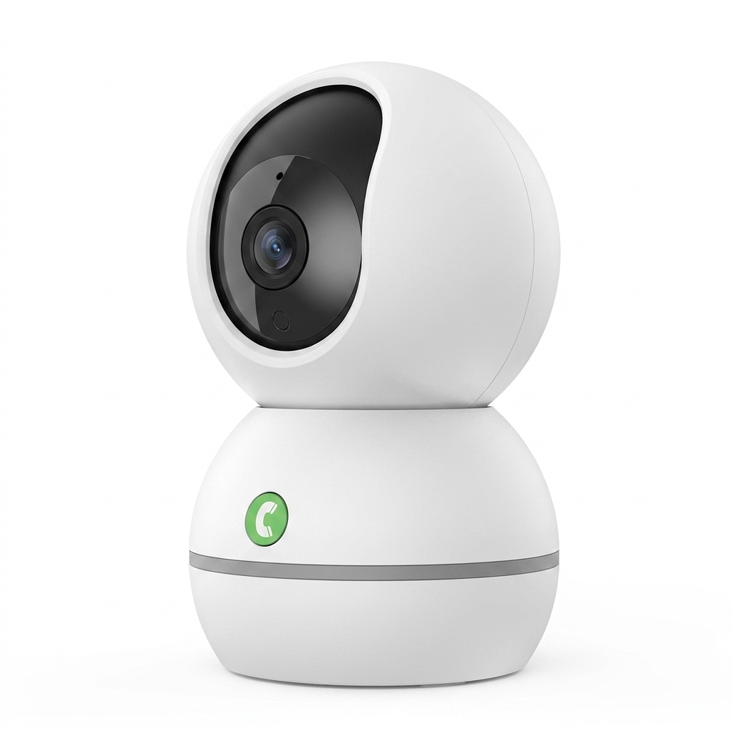 360° Cámara De Seguridad Con Llamada De Voz Bidireccional Ptz Inalámbrica Para Interiores