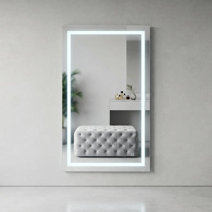 Espejo de Cuerpo Completo con Luz LED 180x80 cm | Espejo Rectangular Tactil