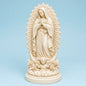 Figura Virgen de Guadalupe Acabado Mate Elegante - 24 cm (Blanca)
