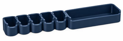 Organizador de Especias para Cocina de Plástico Multiusos (24.7 x 5.3 x 7.8 cm)