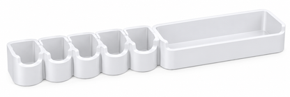 Organizador de Especias para Cocina de Plástico Multiusos (24.7 x 5.3 x 7.8 cm)