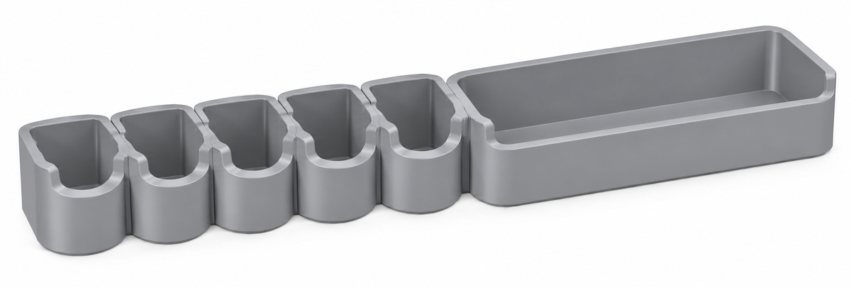 Organizador de Especias para Cocina de Plástico Multiusos (24.7 x 5.3 x 7.8 cm)