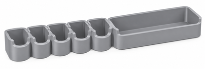 Organizador de Especias para Cocina de Plástico Multiusos (24.7 x 5.3 x 7.8 cm)
