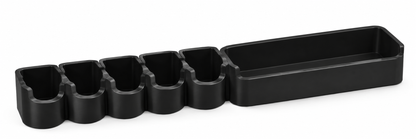 Organizador de Especias para Cocina de Plástico Multiusos (24.7 x 5.3 x 7.8 cm)