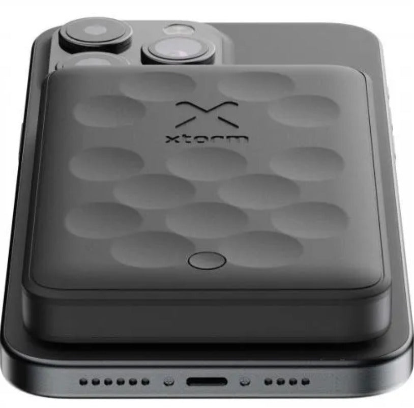 Xtorm Power Bank Magnética Inalámbrica 5,000 mAh DUO 2 Carga Magnética Superfuerte USB-C Portátil con Indicador LED MagSafe Accesorios Celular Ultra Delgado y Portátil