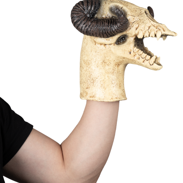 Accesorio "Goat Puppet" Caretas Rev - Ideal para Disfraz, Halloween y Día de Muertos