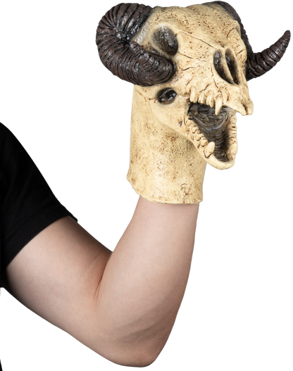 Accesorio "Goat Puppet" Caretas Rev - Ideal para Disfraz, Halloween y Día de Muertos