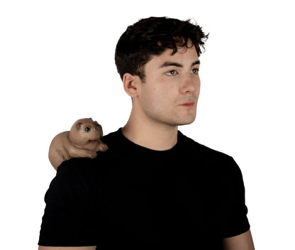 Accesorio "Shoulder Buddy Capibara" Caretas Rev - Ideal para Disfraz, Halloween y Día de Muertos
