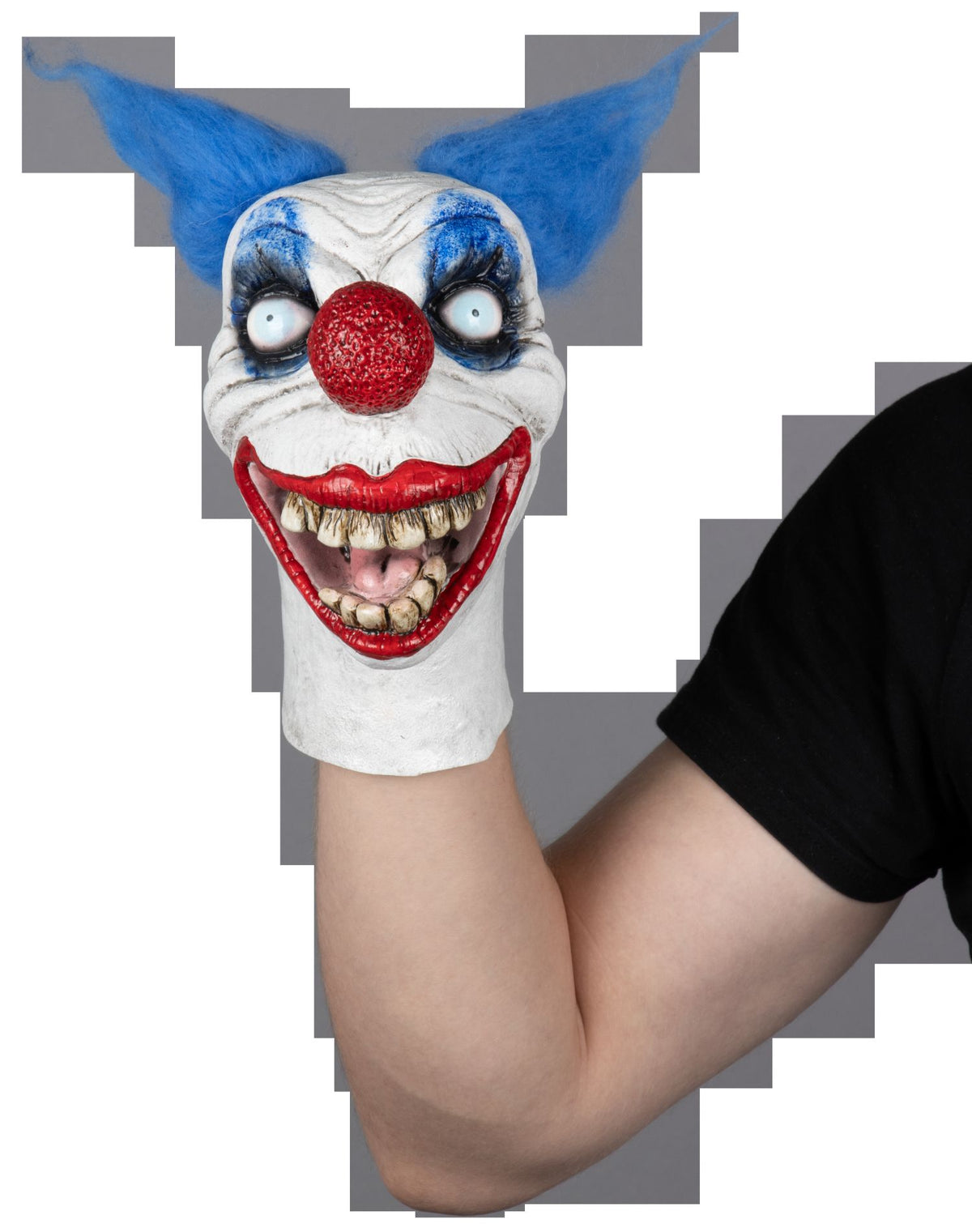 Accesorio "Wacky Clown Puppet" Caretas Rev - Ideal para Disfraz, Halloween y Día de Muertos