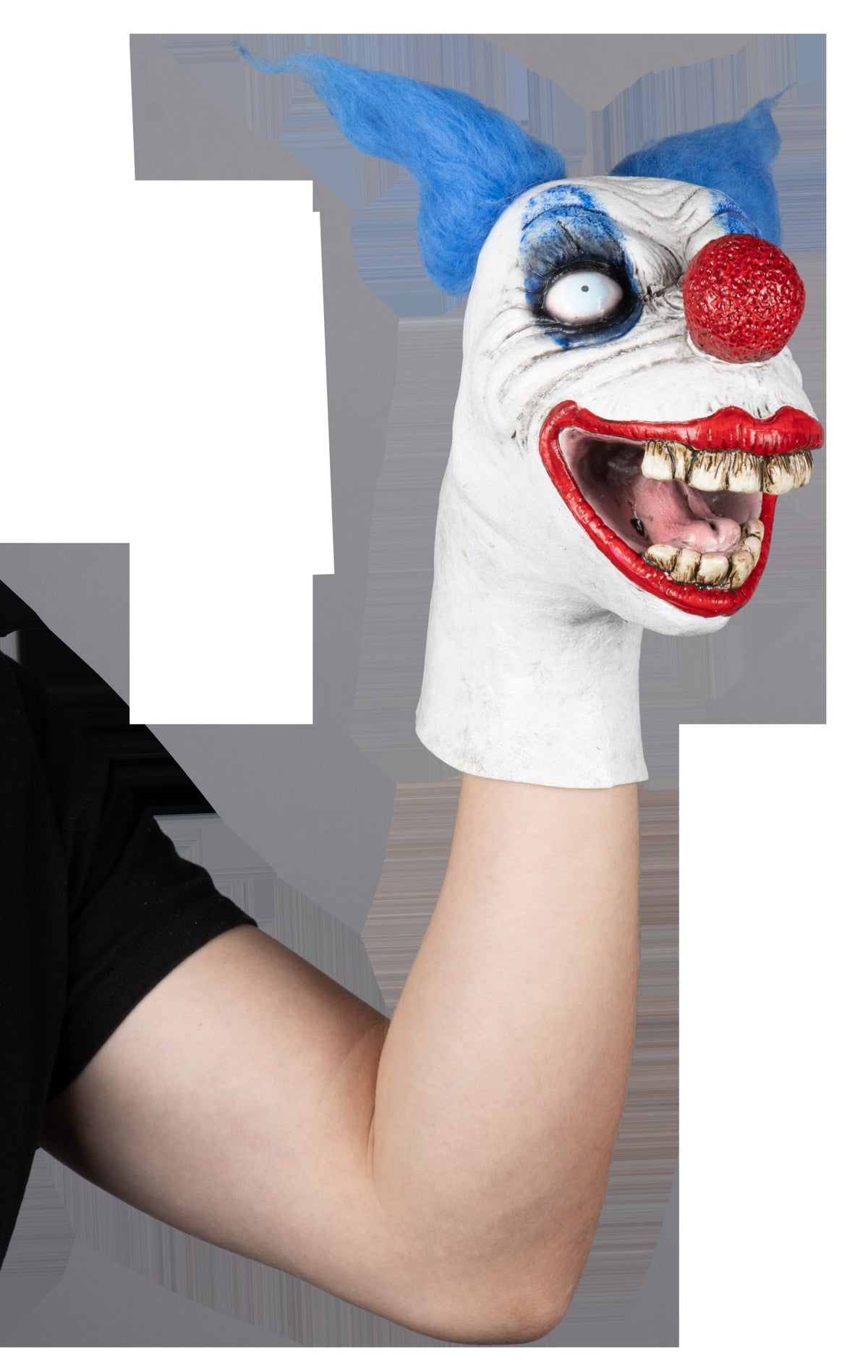 Accesorio "Wacky Clown Puppet" Caretas Rev - Ideal para Disfraz, Halloween y Día de Muertos
