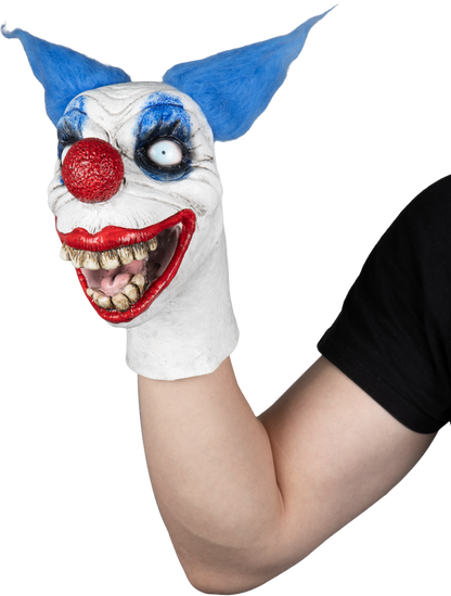 Accesorio "Wacky Clown Puppet" Caretas Rev - Ideal para Disfraz, Halloween y Día de Muertos