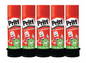 Pritt Pegamento Lápiz Adhesivo Original Tubo 42g con 5 Piezas 100% Natural y Fuerte para Uso Diario Confiable y Duradero