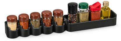 Organizador de Especias para Cocina de Plástico Multiusos (24.7 x 5.3 x 7.8 cm)
