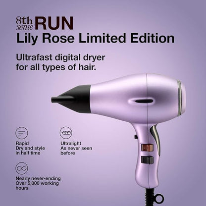 Secadora Elchim 8th Sense RUN Lily Rose Edition Limitada Premium