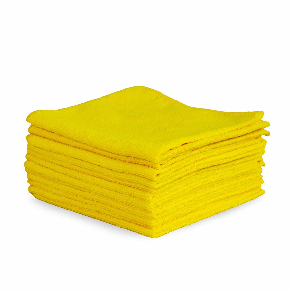 Kit de 5 Paños de Microfibra Multiusos Color AMARILLO de 40.6x40.6cm