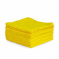 Kit de 5 Paños de Microfibra Multiusos Color AMARILLO de 40.6x40.6cm