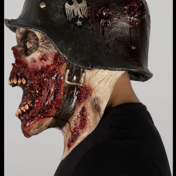 Máscara 1945 Soldado Ghoulish - Disfraz de Látex para Halloween y Día de Muertos