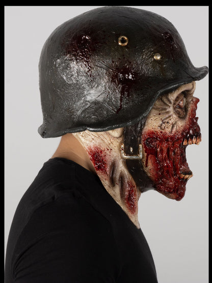 Máscara 1945 Soldado Ghoulish - Disfraz de Látex para Halloween y Día de Muertos