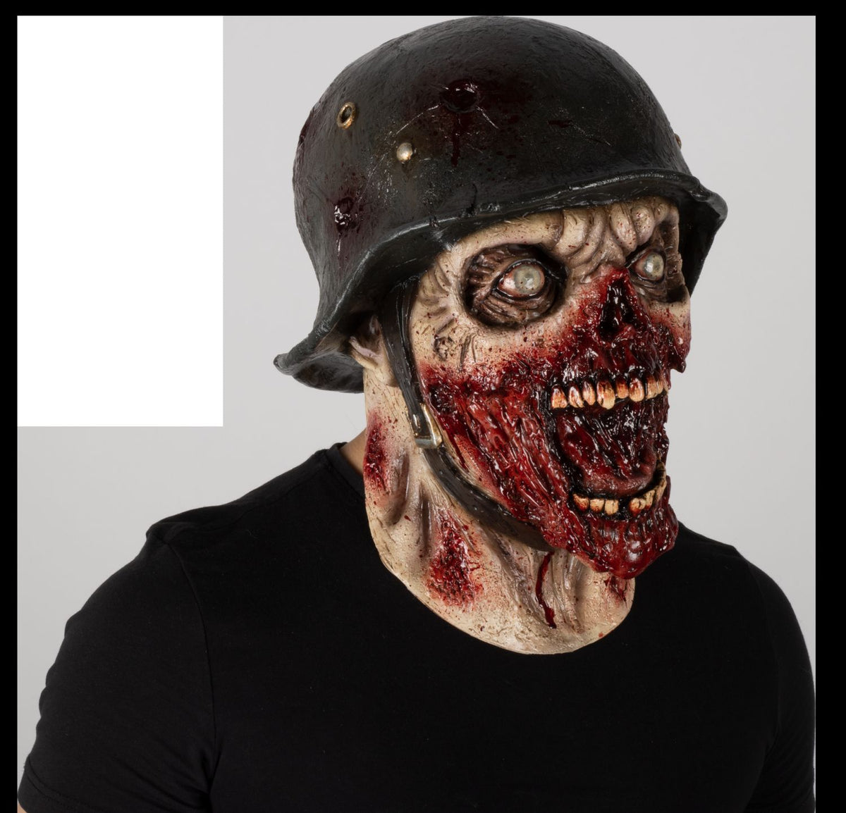 Máscara 1945 Soldado Ghoulish - Disfraz de Látex para Halloween y Día de Muertos