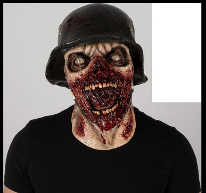 Máscara 1945 Soldado Ghoulish - Disfraz de Látex para Halloween y Día de Muertos