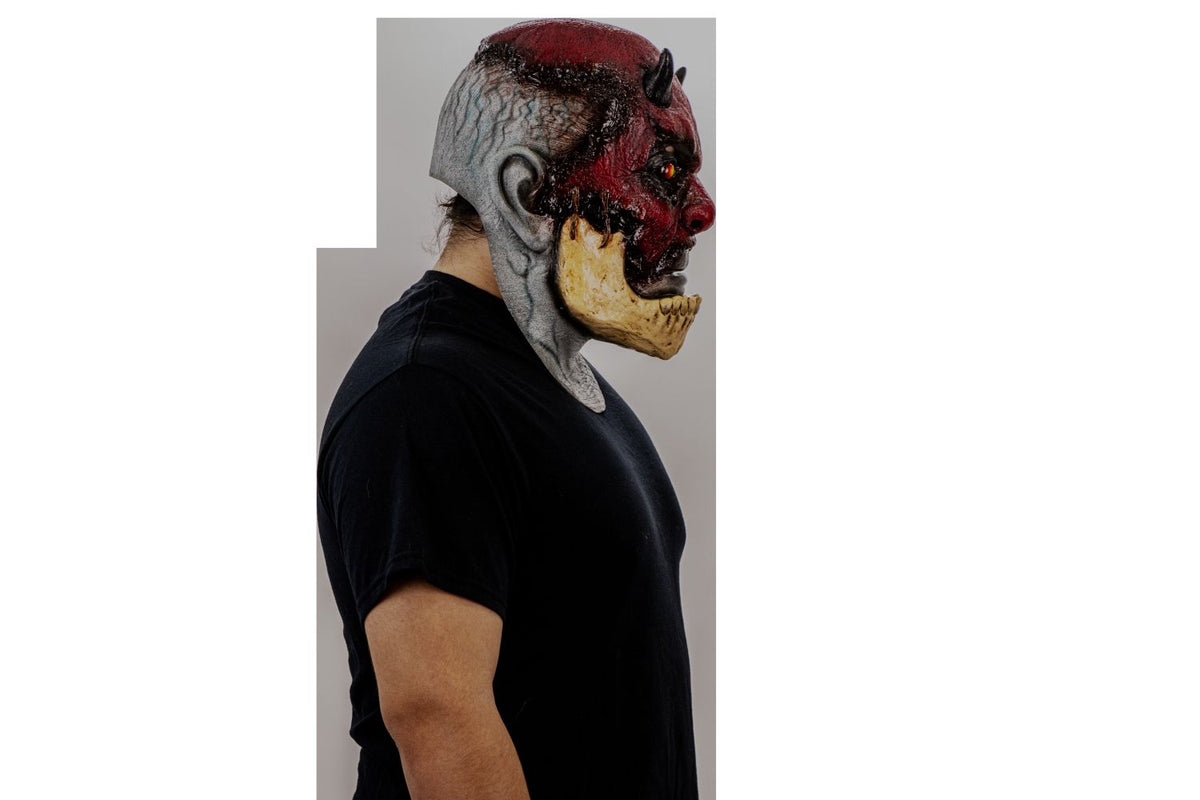 Máscara Agrietado Malvado Ghoulish - Disfraz de Látex para Halloween y Día de Muertos