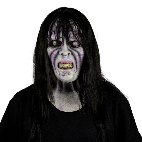 Máscara Aida Ghoulish - Disfraz de Látex, Multifilamento lacio para Halloween y Día de Muertos