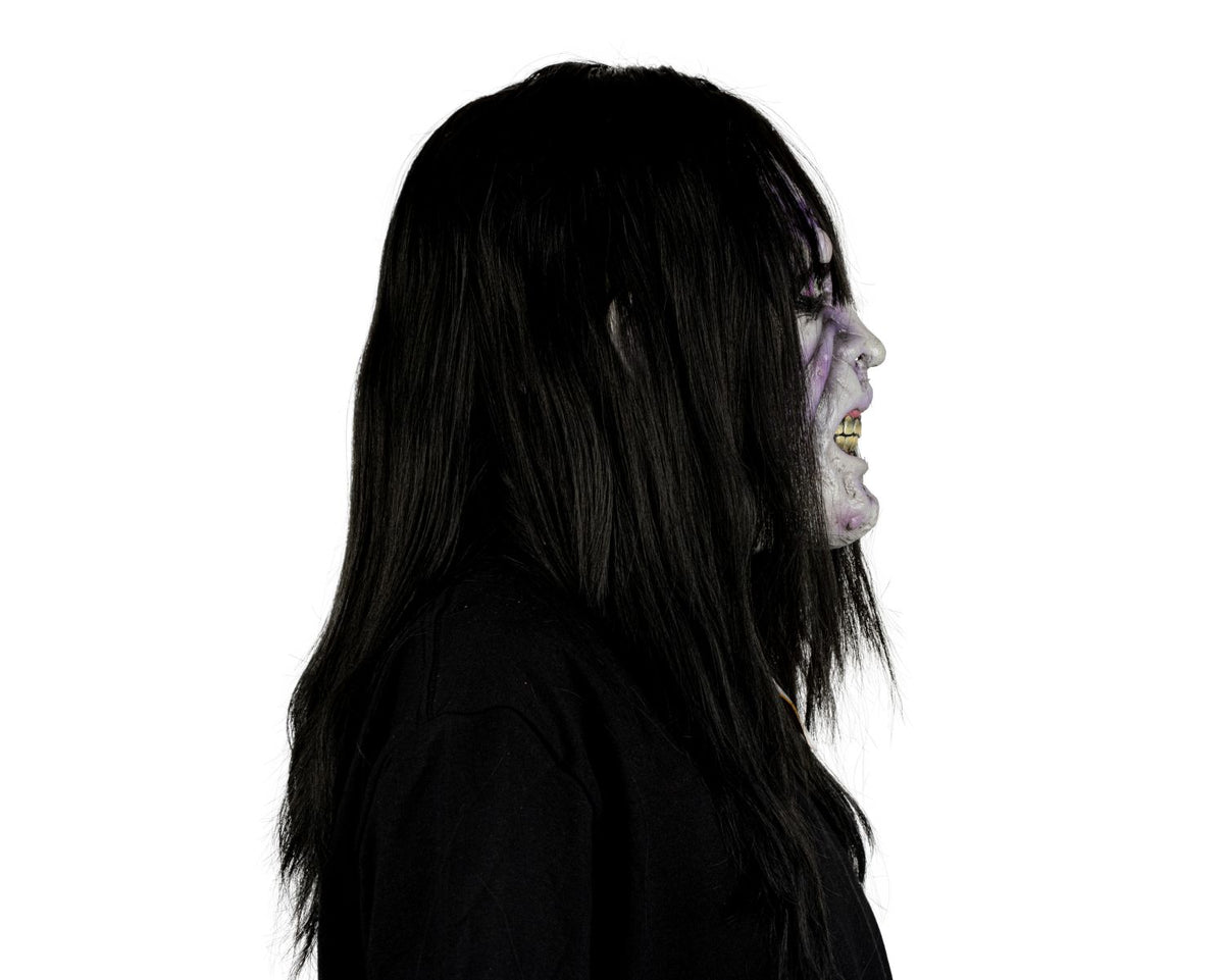 Máscara Aida Ghoulish - Disfraz de Látex, Multifilamento lacio para Halloween y Día de Muertos