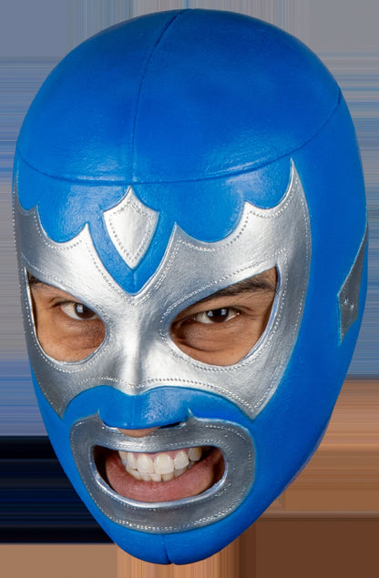 Máscara Alas de Plata Mundial - Disfraz de Látex para Halloween y Día de Muertos