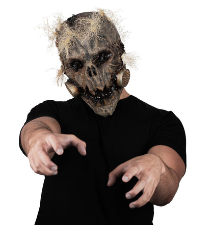 Máscara Alma Harvester Ghoulish - Disfraz de Látex, Paja Sintética para Halloween y Día de Muertos