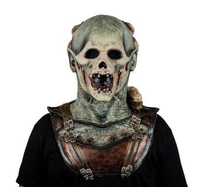 Máscara Antiguo Guerrero Ghoulish - Disfraz de Látex para Halloween y Día de Muertos