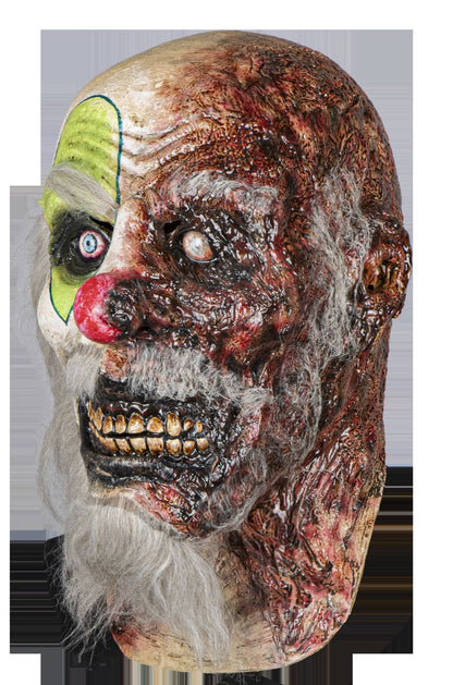 Máscara Ardiente Payaso Ghoulish - Disfraz de Látex, Pelox para Halloween y Día de Muertos