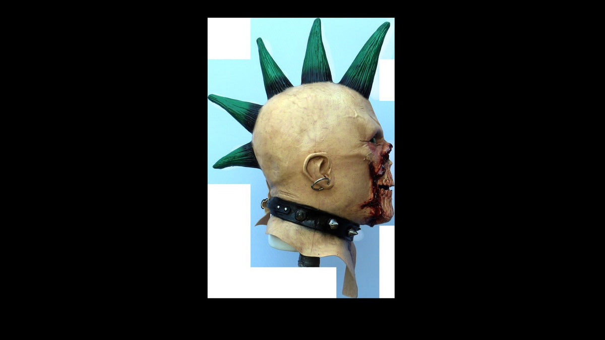 Máscara Billy Punk Ghoulish - Disfraz de Látex para Halloween y Día de Muertos